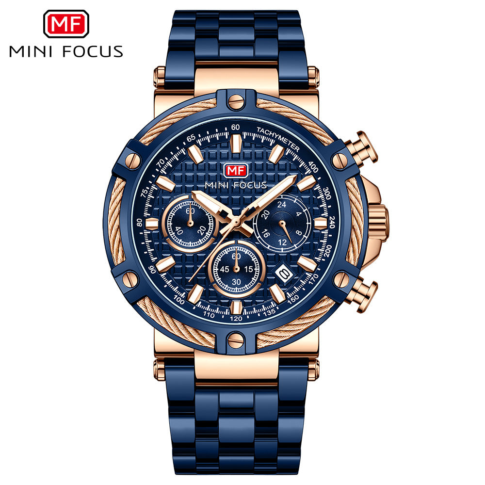 Mini Focus Mens Quartz Watch with Luminous Feature