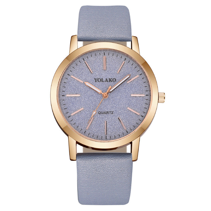 Ladies Quartz Watch Leather Strap