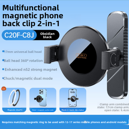 Magnetic Phone Holder with 360 Rotation