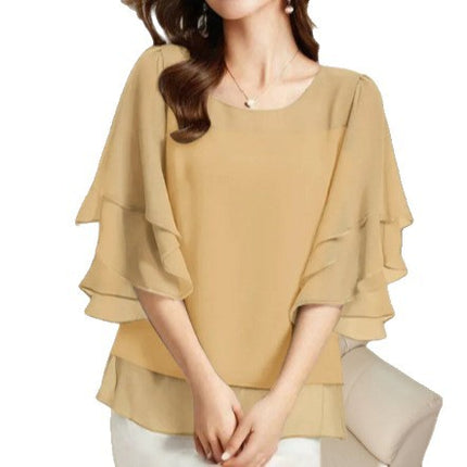Loose Casual Chiffon Shirt