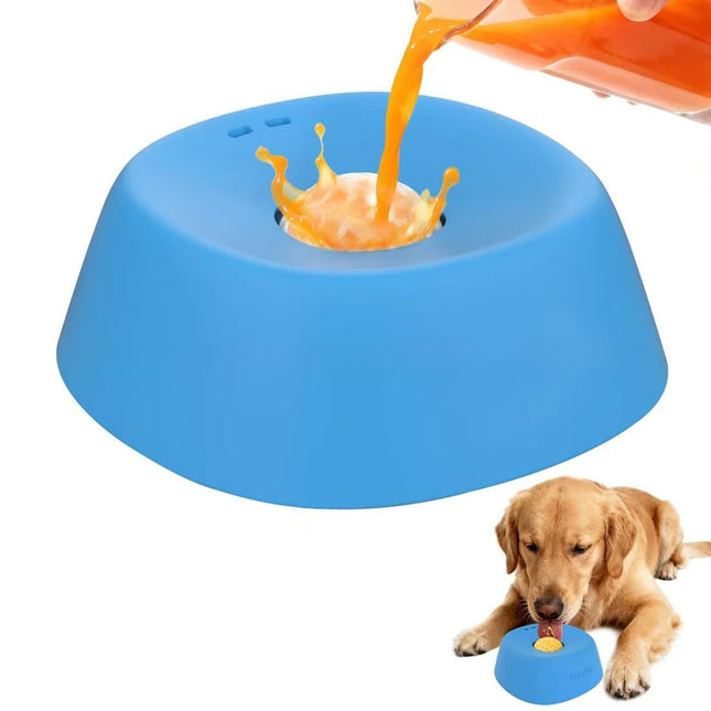 Slow Feeder Dog Bowl with Suction Base