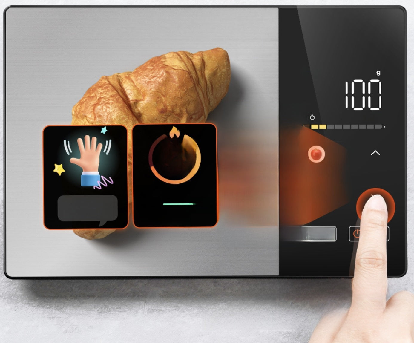 Smart Color Screen Electronic Kitchen Scale with Nutritional Tracking