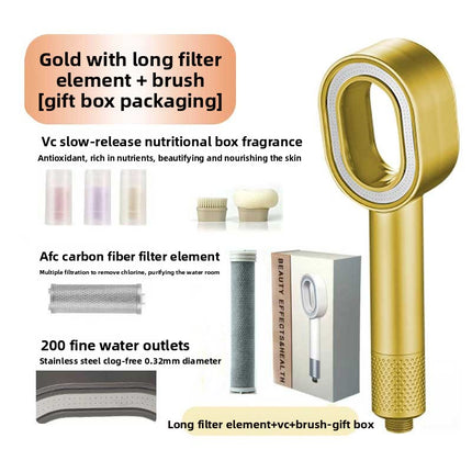 Aromatherapy Filter Shower Head with Multiple Spray Modes