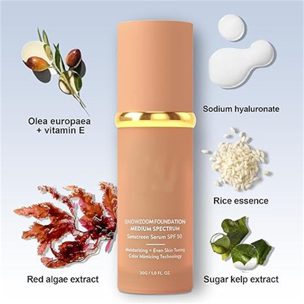 Four-in-one foundation for moisturizing and concealing