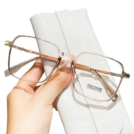 Photochromic Anti-Blue Light Glasses with Square Frame