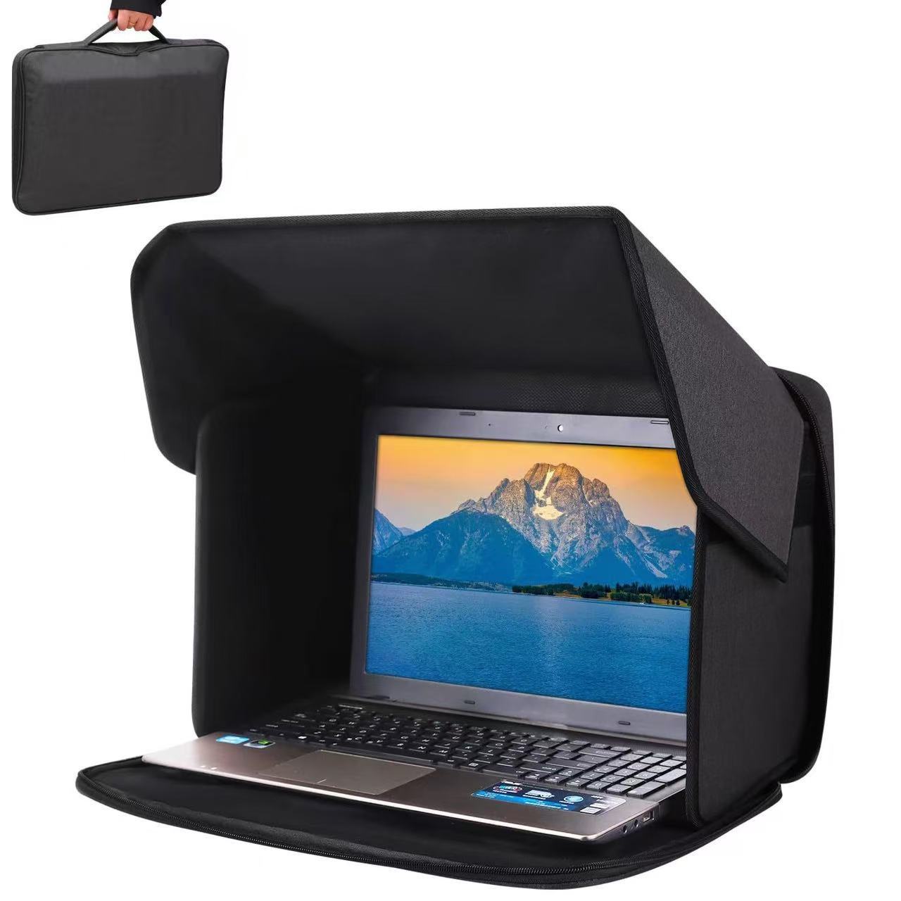Laptop sunshade