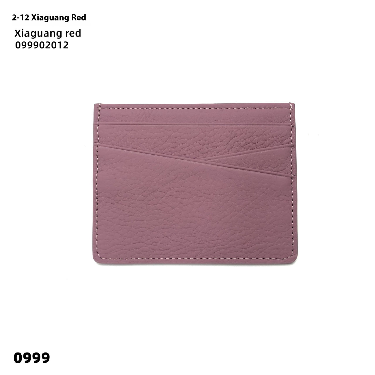 Leather Oil Edge Oblique Thin Bank Card Holder Soft Cowhide Document Package