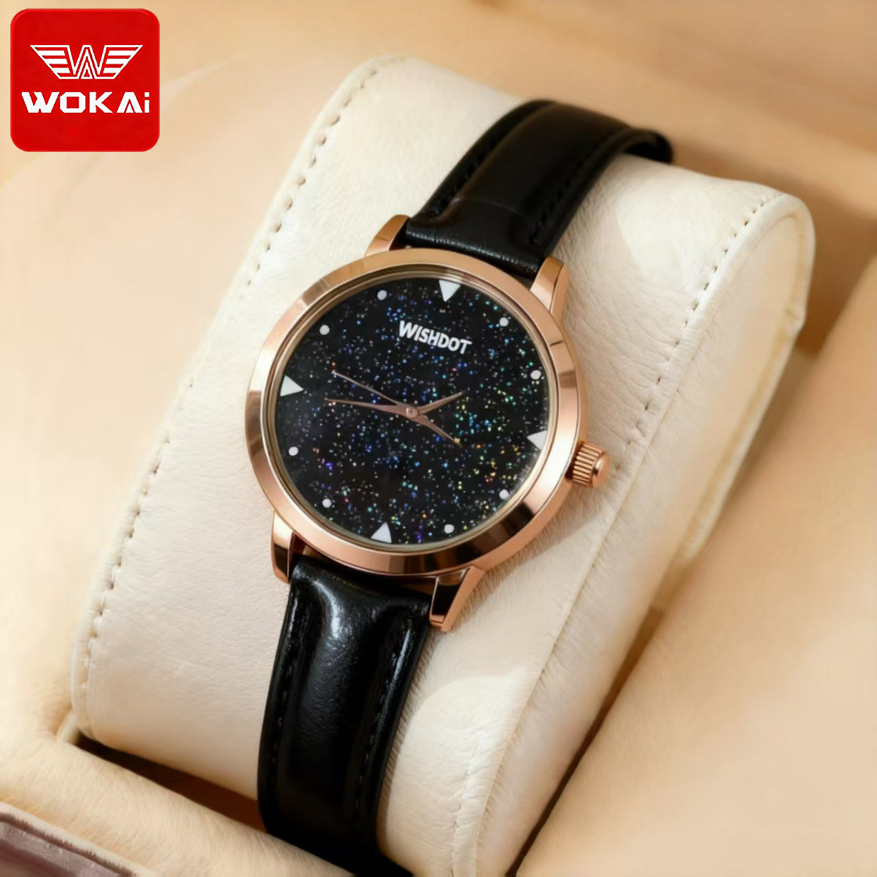 Women's Fashion Quartz Watch with Leather Strap