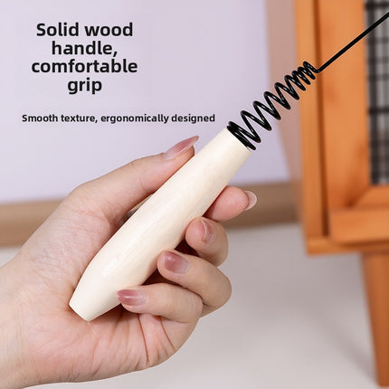 Interactive Feather Teaser Wand for Cats