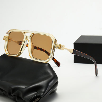 Square Double Bridge Sunglasses