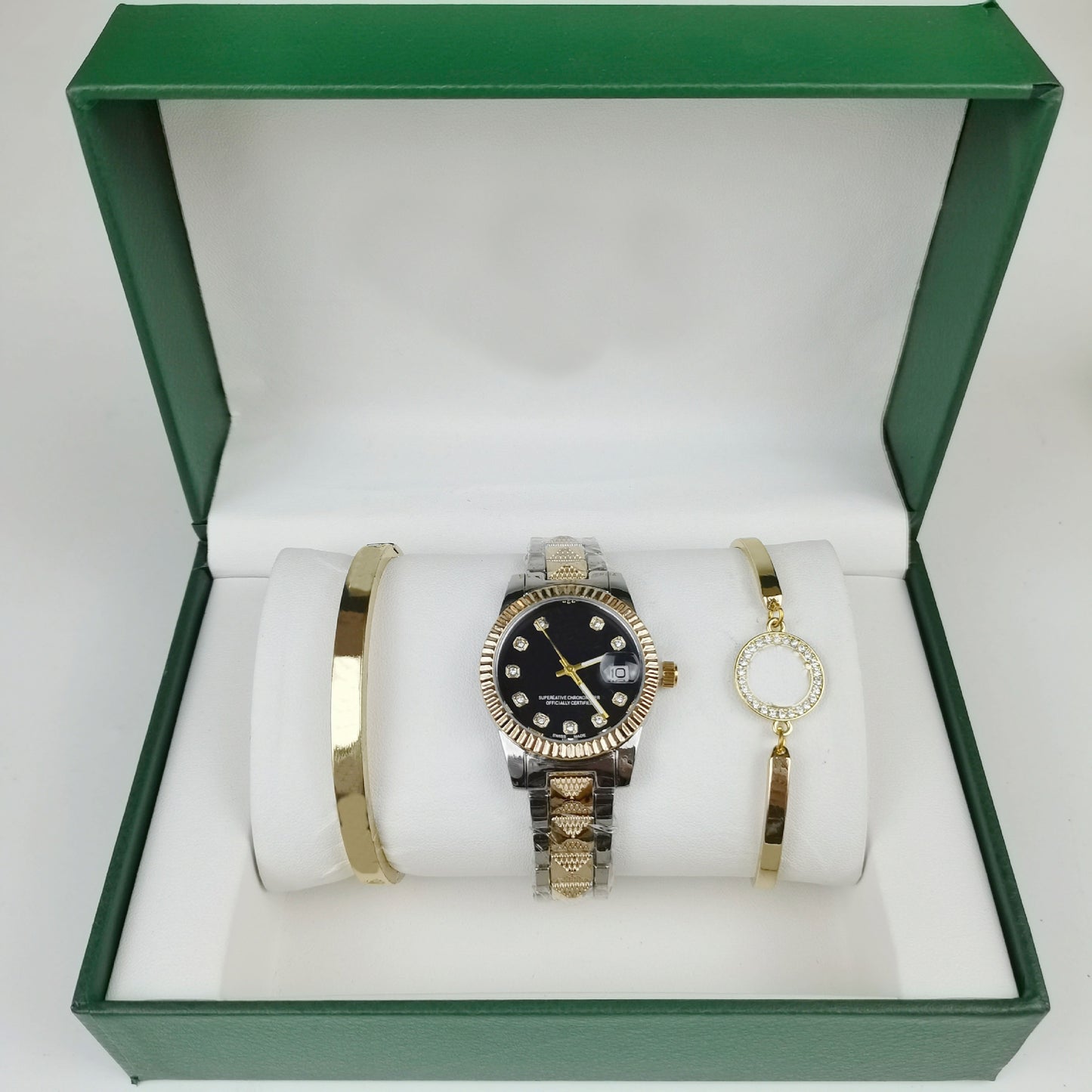 Three-piece high-end style watch