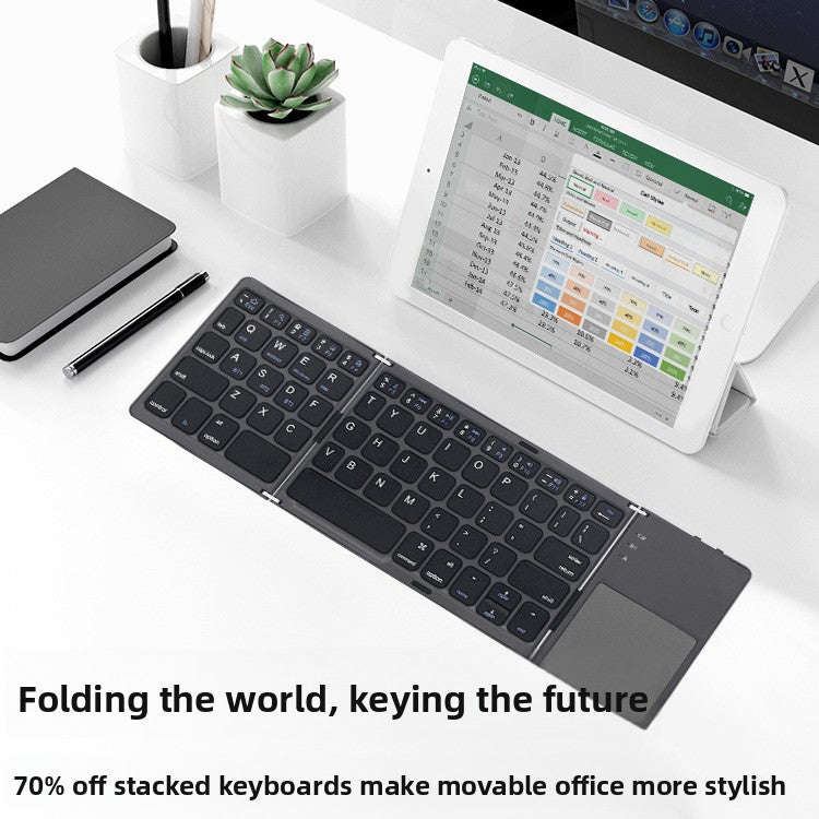 Tri-Fold Bluetooth Keyboard