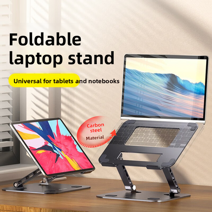 360 Degree Rotatable Aluminum Laptop Stand with Cooling Base