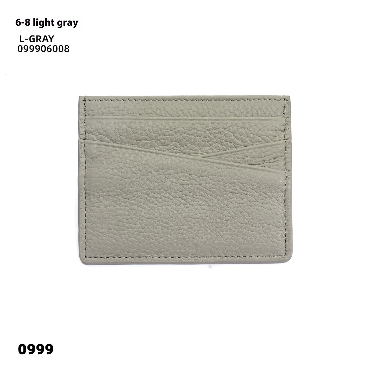 Leather Oil Edge Oblique Thin Bank Card Holder Soft Cowhide Document Package