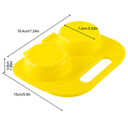 Household plastic molds for frying eggs