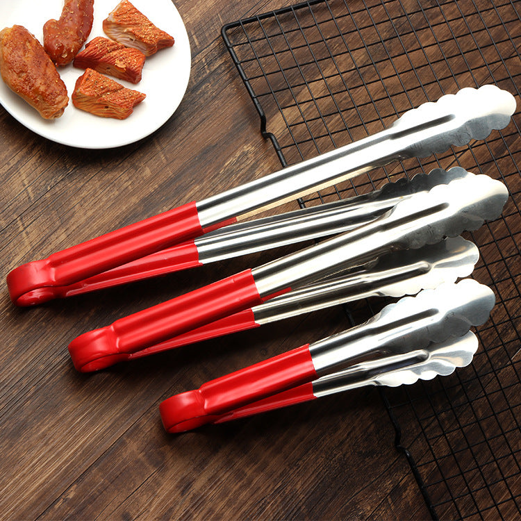 Stainless Steel Silicone Handle Food Clips