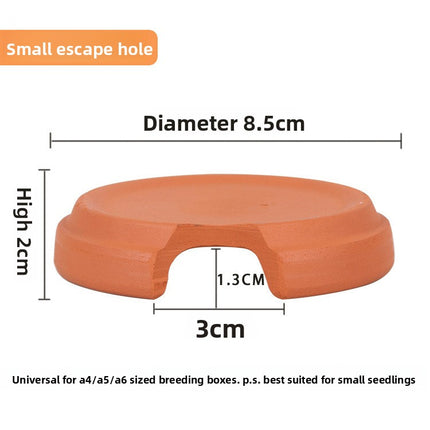 Reptile Hiding Cave Ceramic Terrarium Decor
