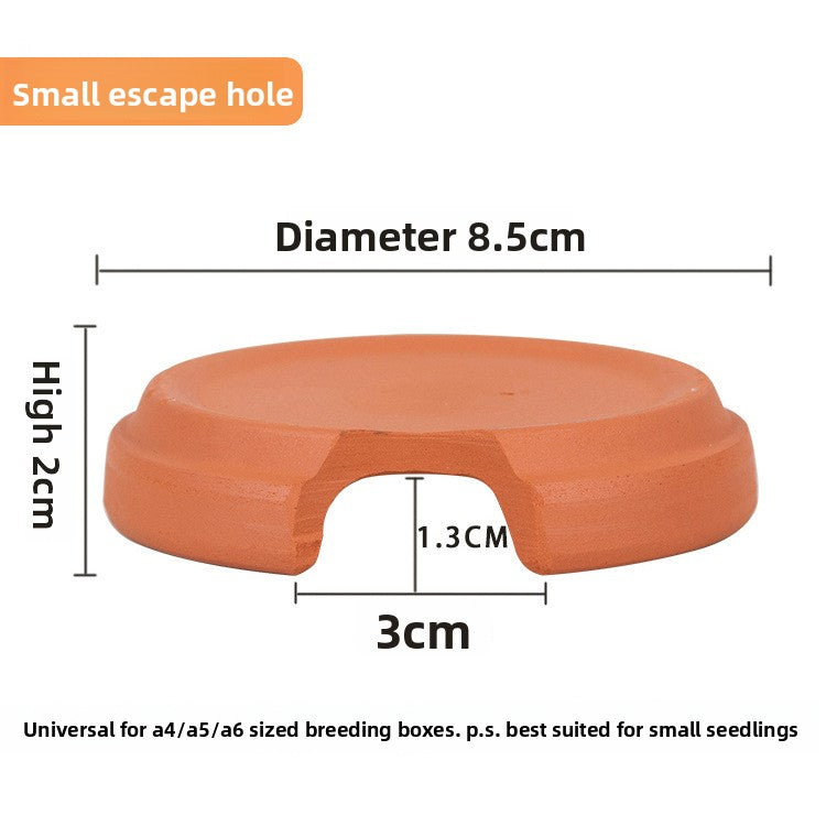 Reptile Hiding Cave Ceramic Terrarium Decor