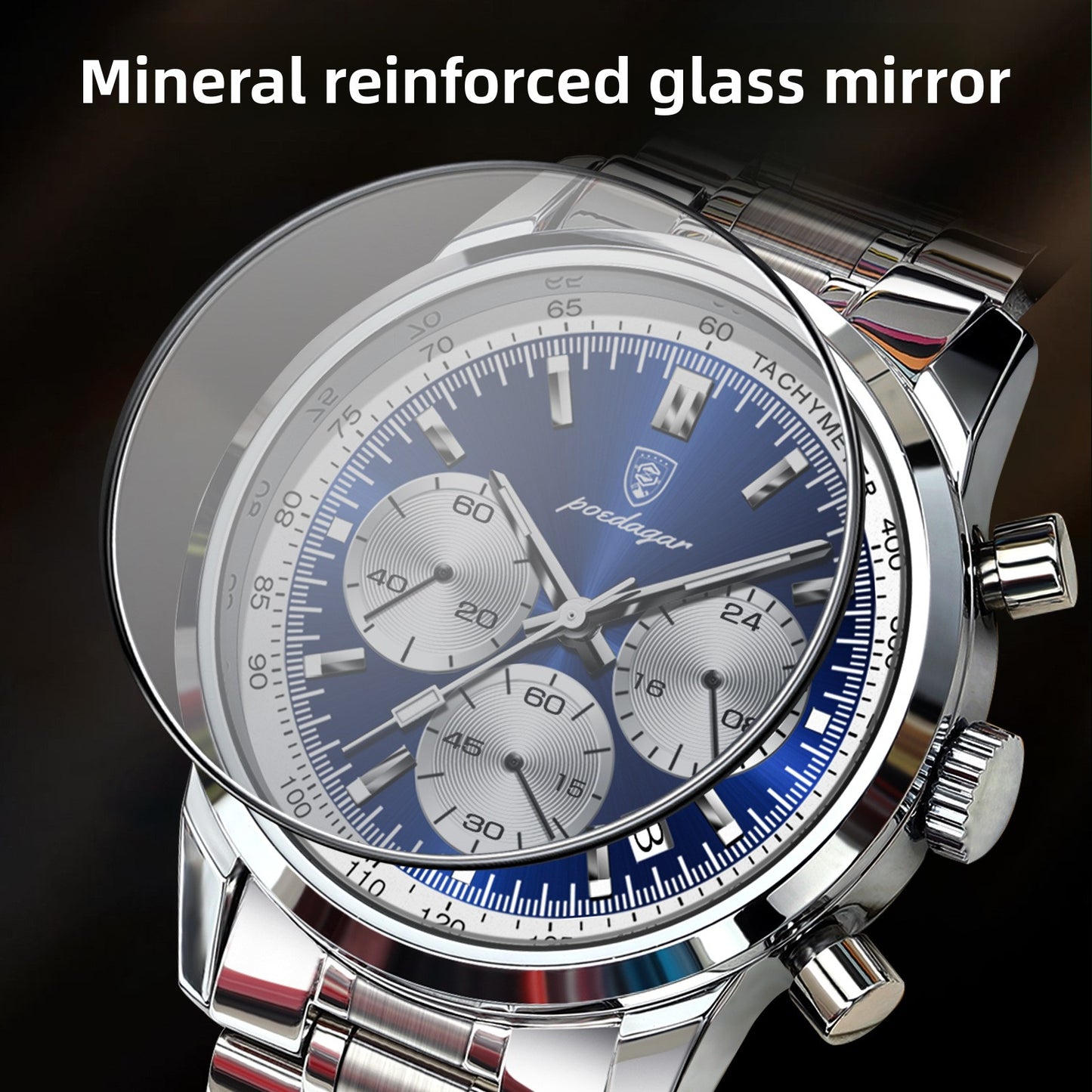 Men's Multi-function Luminous Quartz Watch