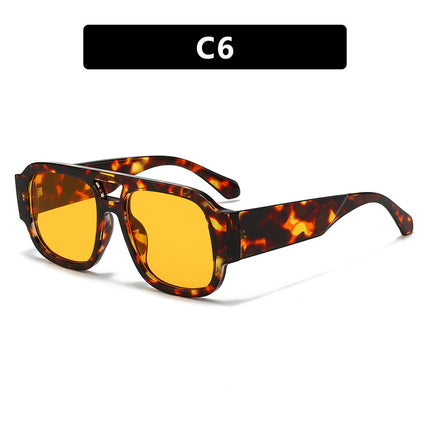 Fashion Double Bridge Sunglasses UV Protection Women