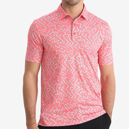 Mens Quick-Dry Golf Polo Shirt