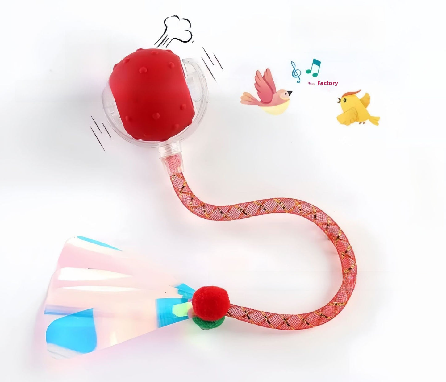 Automatic Interactive Cat Toy Ball with Sound