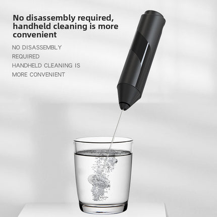 Manual milk frother