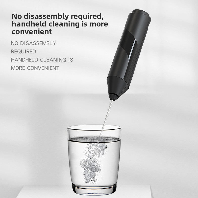 Manual milk frother