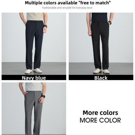 Lightweight Non-Iron Business Trousers for Men