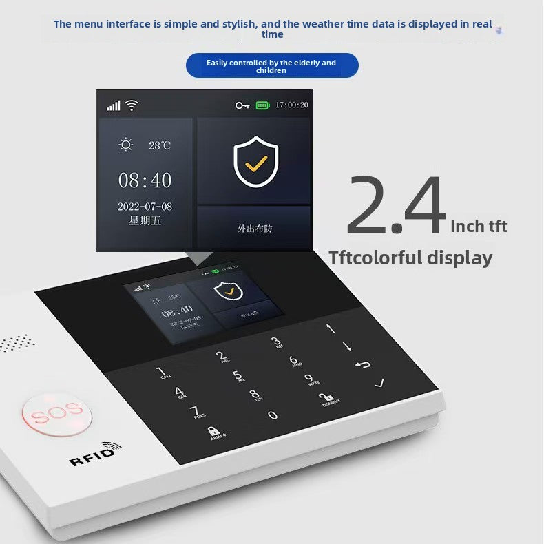 WIFI GSM guard against theft and alarm system