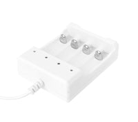 محول شاحن بطارية 1.2 فولت، محول شاحن بطارية ذكي عالمي بأربعة منافذ، قابس USB