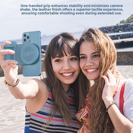 Magnetic Bluetooth Camera Grip with Phone Stand