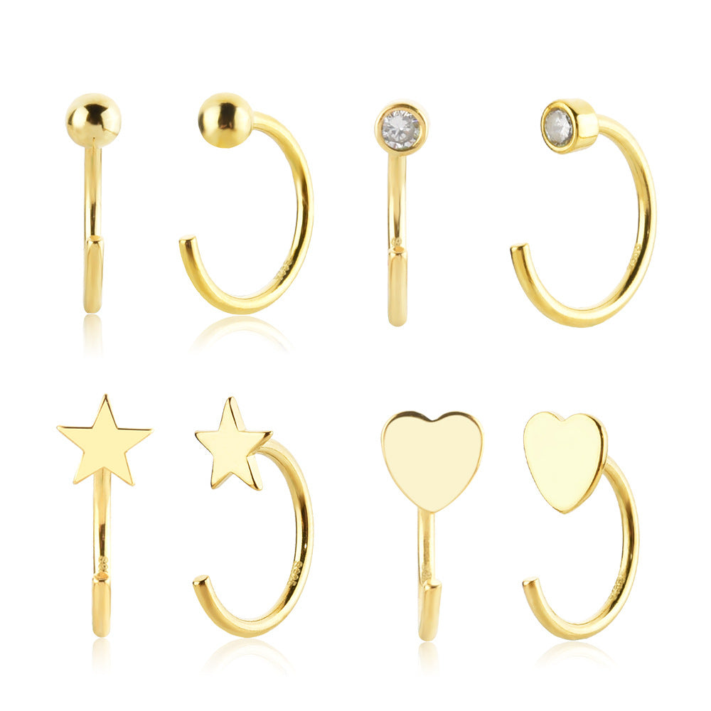 Adjustable Clip-On S925 Silver Earrings
