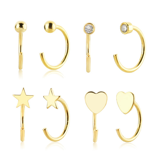 Adjustable Clip-On S925 Silver Earrings