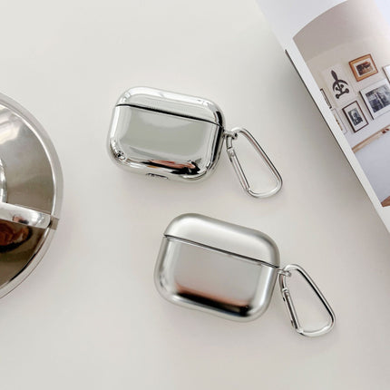 Electroplated Mirror Silver AirPods Protective Case