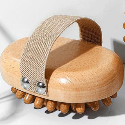 Wooden Acupressure Massage Brush for Body Relaxation