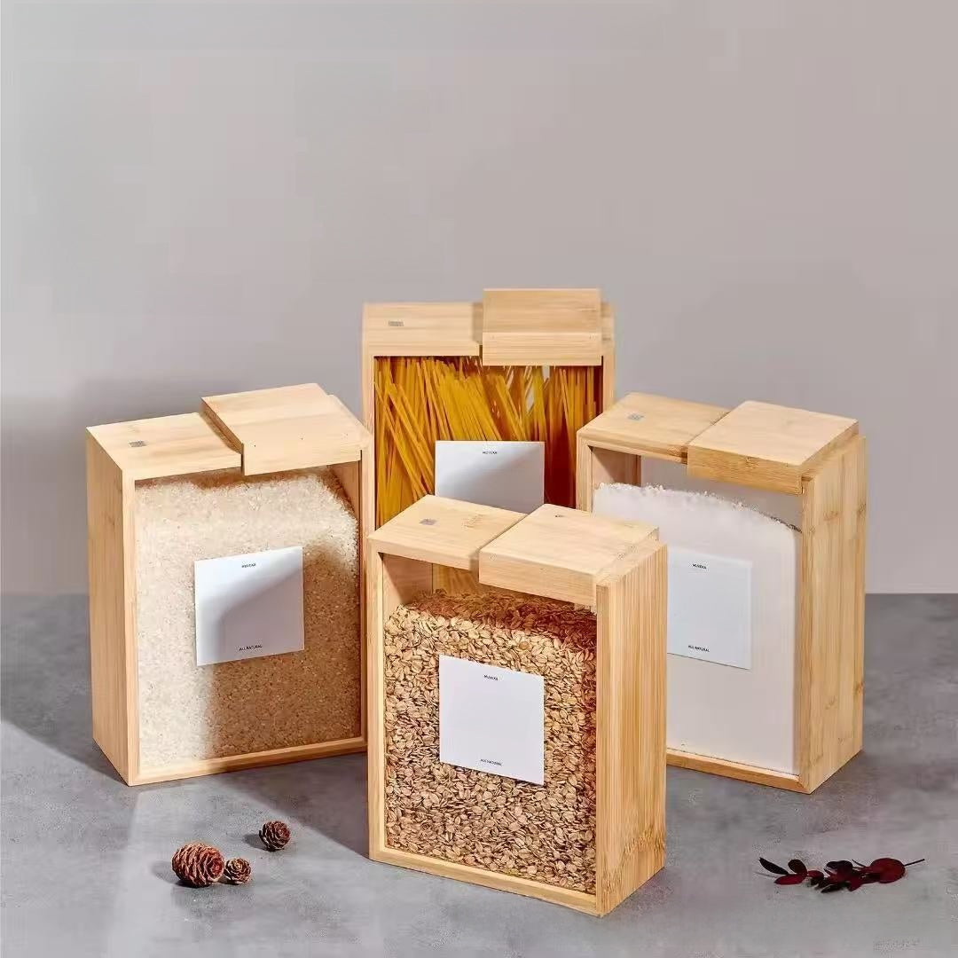 Multifunctional wooden storage box for home use