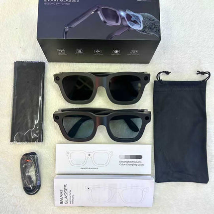 E02C Smart Glasses with Camera Video Recording