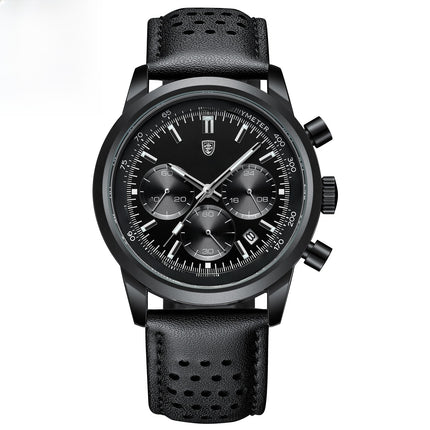 Mens Quartz Watch with Luminous Waterproof Features
