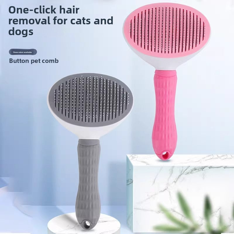 Pet Self Cleaning Grooming Comb