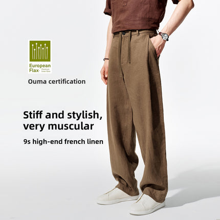 Classic Linen Casual Pants