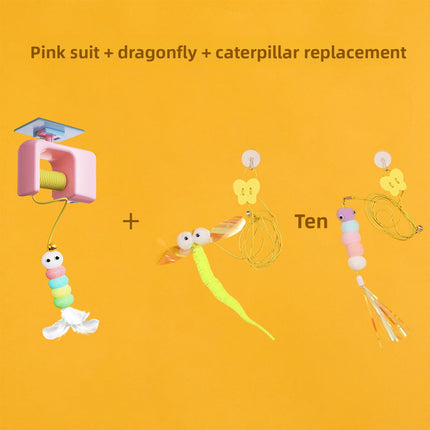 Retractable Automatic Cat Teaser Toy