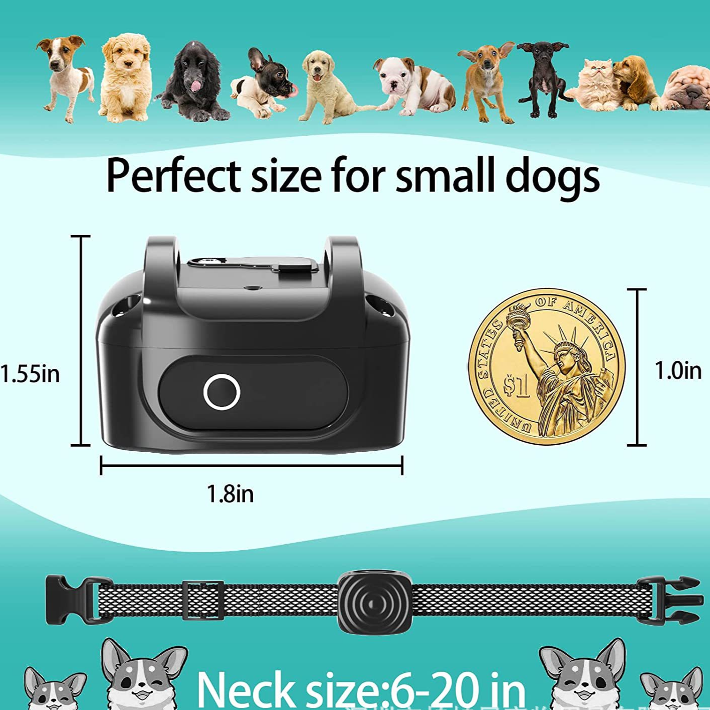 Smart anti-bark device for pet training