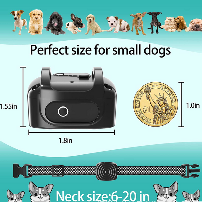 Smart anti-bark device for pet training