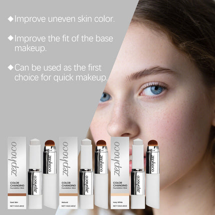 Dual-Ended Foundation Stick with Brush