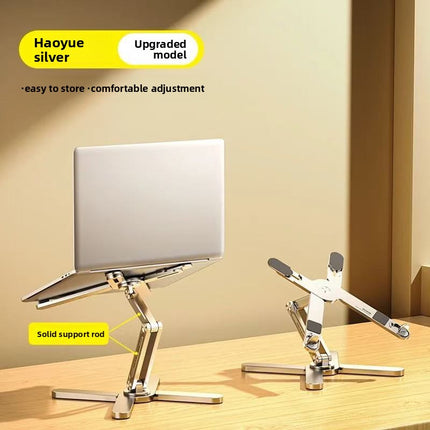 360 Degree Rotatable Aluminum Laptop Stand with Cooling Base