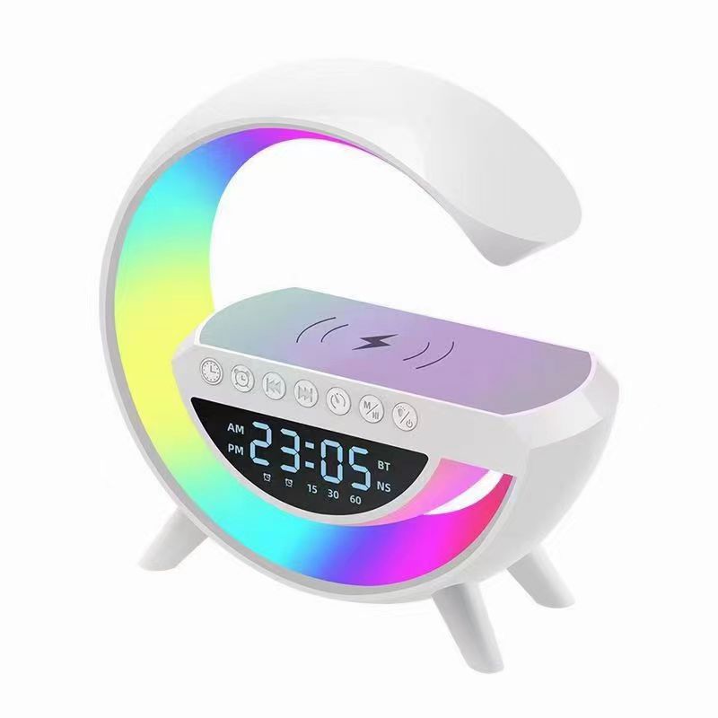 Multifunction Bluetooth Speaker with Wireless Charging and Night Light
