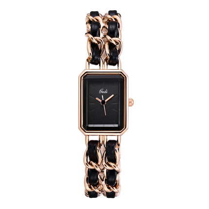 Luxury Square Dial Quartz Watch