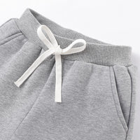 بنطال رياضي للأطفال من الصوف الناعم بتصميم جرافة حفارة