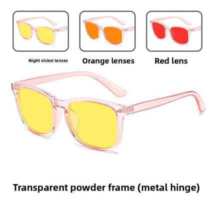 Retro Anti Blue Light Night Vision Glasses